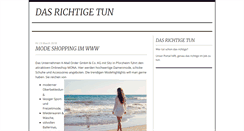 Desktop Screenshot of dasrichtigetun.de